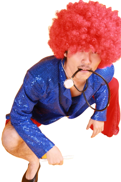 반짝이 자켓-블루