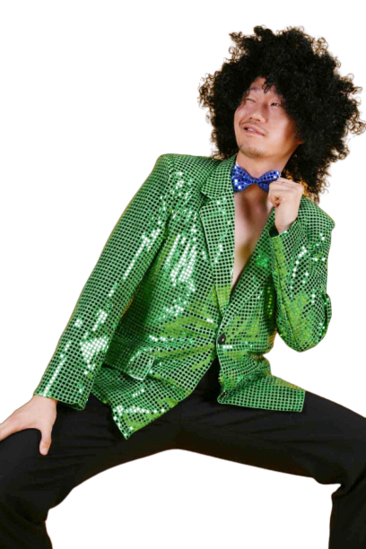 반짝이 자켓-그린