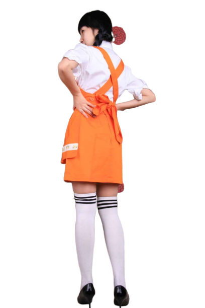 교복 하복-오렌지원피스