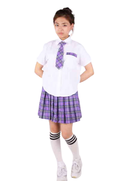 교복 하복-퍼플