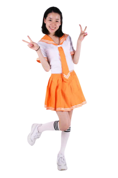 교복 하복-상큼오렌지