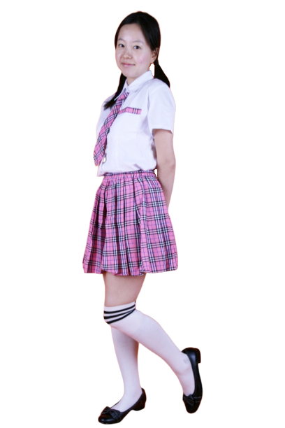 교복 하복-핑크