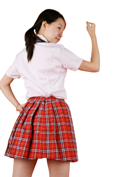 교복 하복-레드