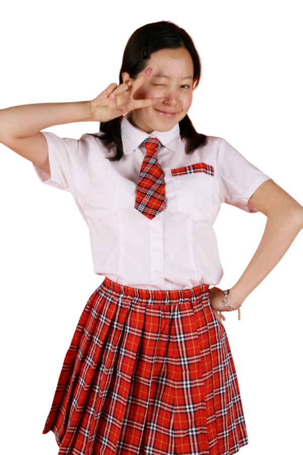 교복 하복-레드