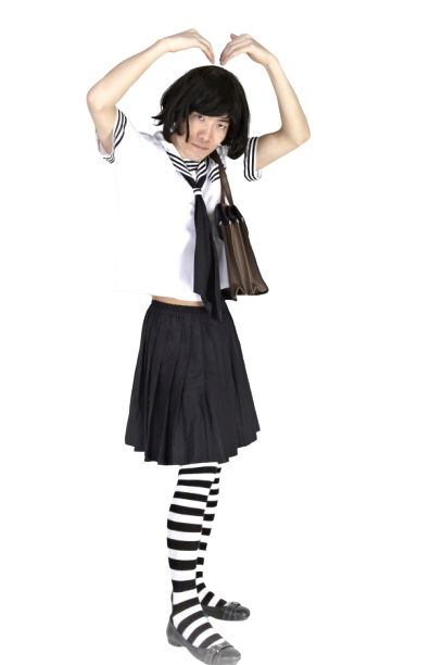 교복여장-하복 블랙