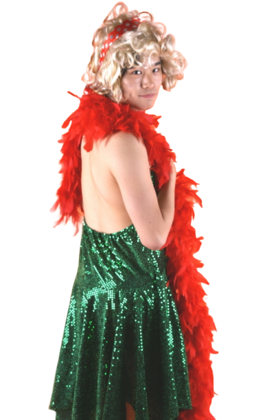 반짝이 몬로여장-그린