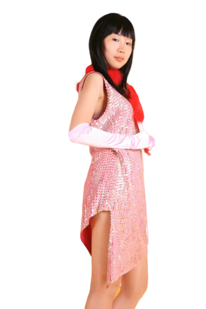 반짝이 스타원피스-핑크