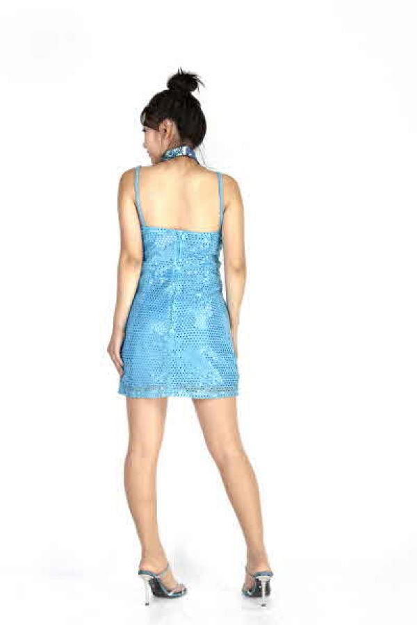 반짝이미니원피스-스카이