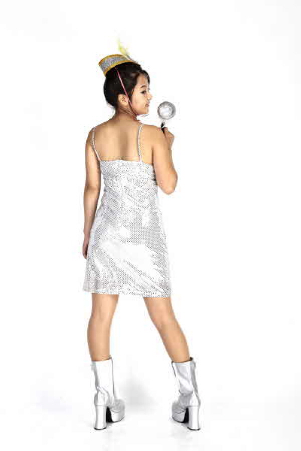 반짝이미니원피스-실버1