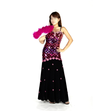 반짝이원피스-플라워