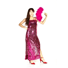 반짝이롱원피스-럭셔리핑크