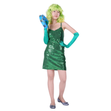 반짝이미니원피스-그린