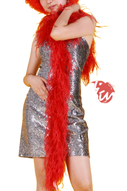 반짝이미니원피스-실버블랙