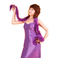 반짝이롱원피스-퍼플1