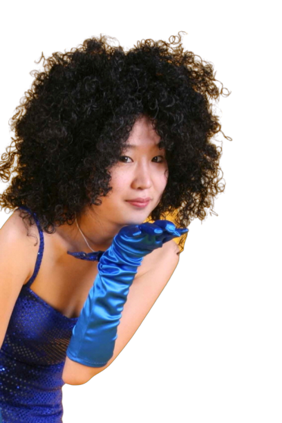 반짝이롱원피스-블루