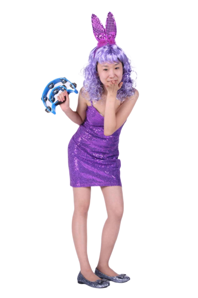 반짝이미니원피스-퍼플