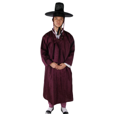 양반도포-진한자주