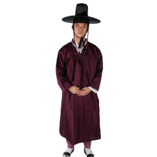 양반도포-진한자주