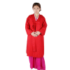 양반-여 두루마기 다홍색