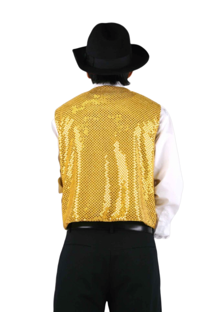 반짝이조끼-옐로우