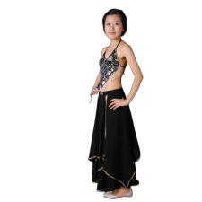 반짝이 실버블랙탑