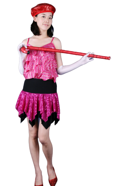 반짝이 핑크레이스탑