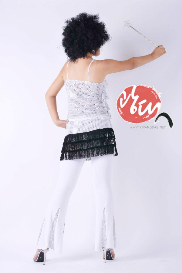 반짝이 실버레이스탑