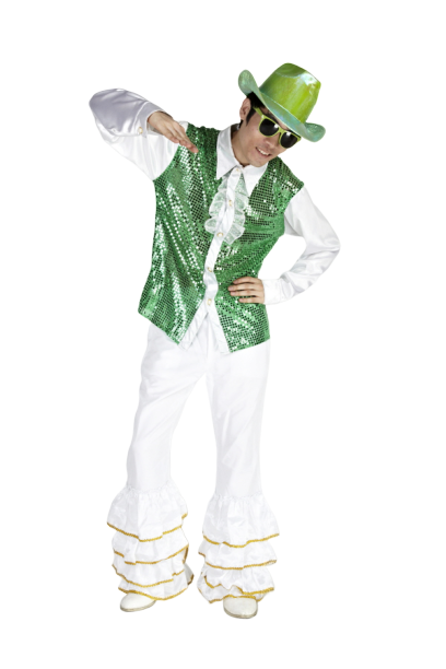 반짝이 프릴상의-그린화이트1