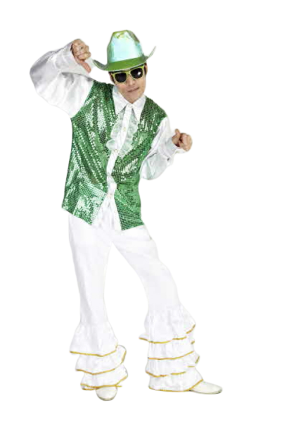 반짝이 프릴상의-그린화이트1