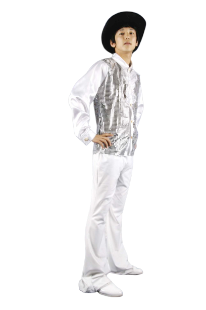 연미반짝이셔츠-실버