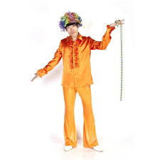 프릴셔츠-오렌지