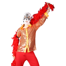 반짝이셔츠-오렌지