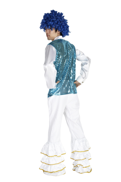 연미반짝이셔츠-스카이