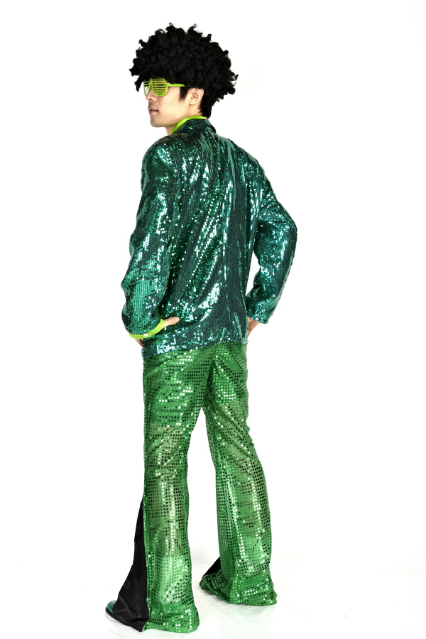 반짝이 자켓-그린(고급)