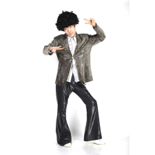 반짝이 자켓-스몰다크골드