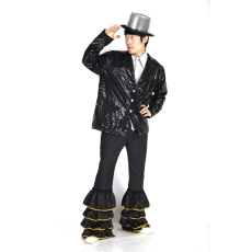 반짝이 자켓-올블랙