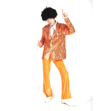 반짝이 자켓-오렌지