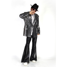 반짝이 자켓-블랙1