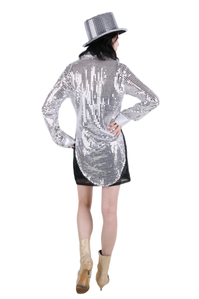 반짝이 턱시도여-실버