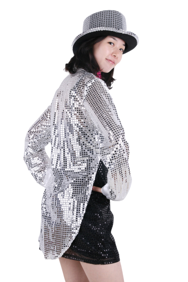 반짝이 턱시도여-실버