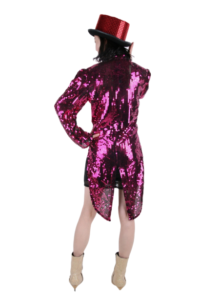 반짝이 턱시도여-퍼플