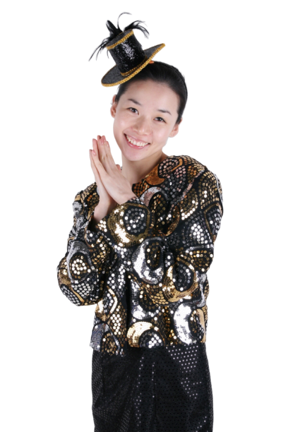 반짝이 숏자켓 여-골드