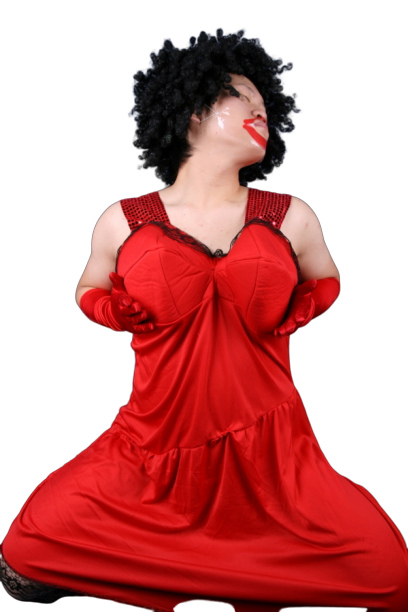 여장 왕가슴-레드