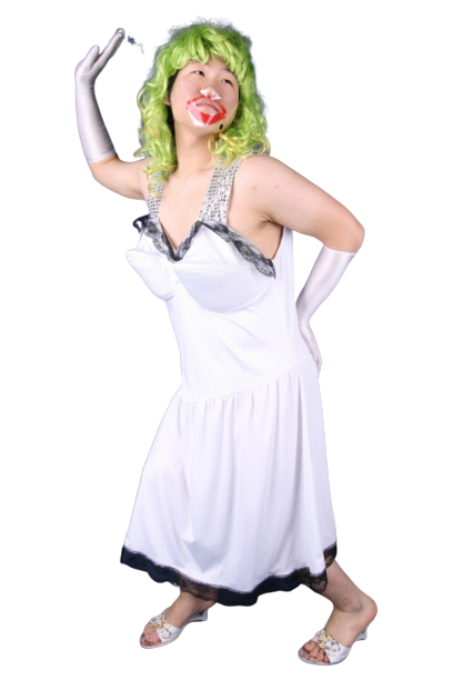 여장 왕가슴-화이트