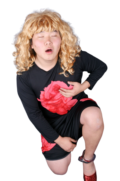 여장 밤에피는장미