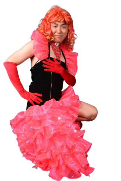 댄스 여장-핑크