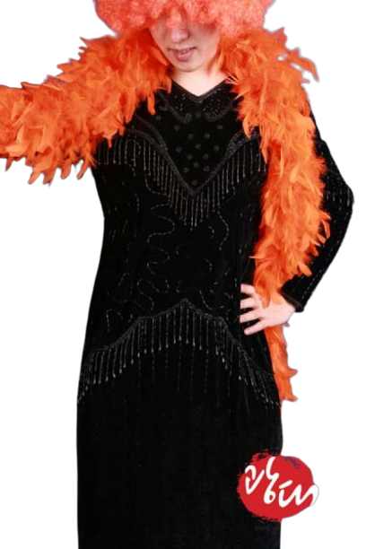 여장 블랙드레스-3