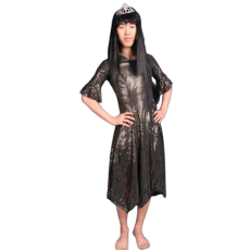 여장 골드 블랙드레스