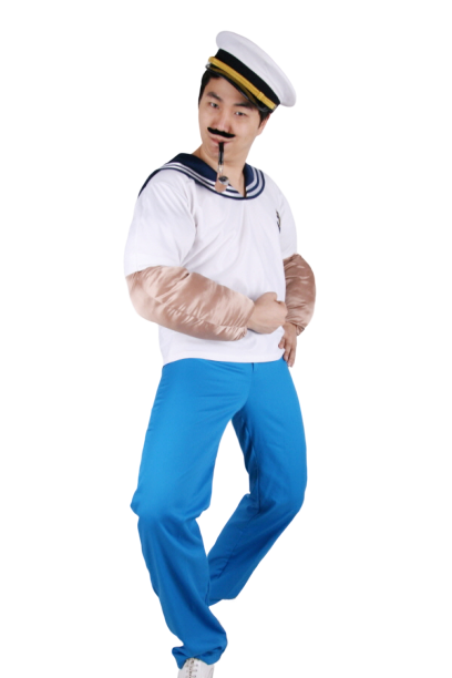 뽀빠이-화이트블루