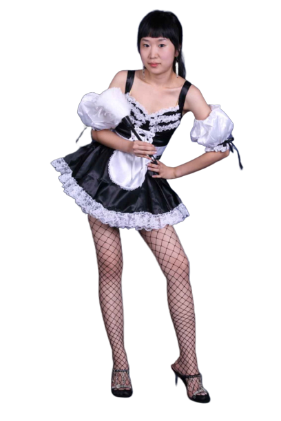 섹시 메이드-블랙